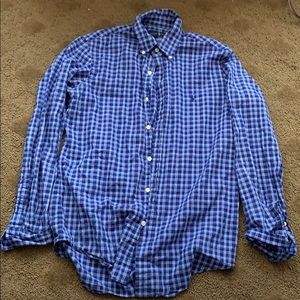 Ralph Lauren Blue Plaid Button Up